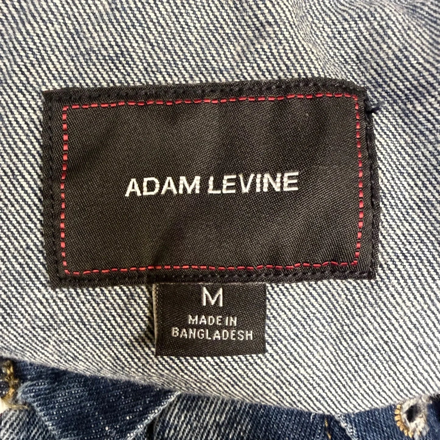 Jacket Denim In Blue Denim, Size: M