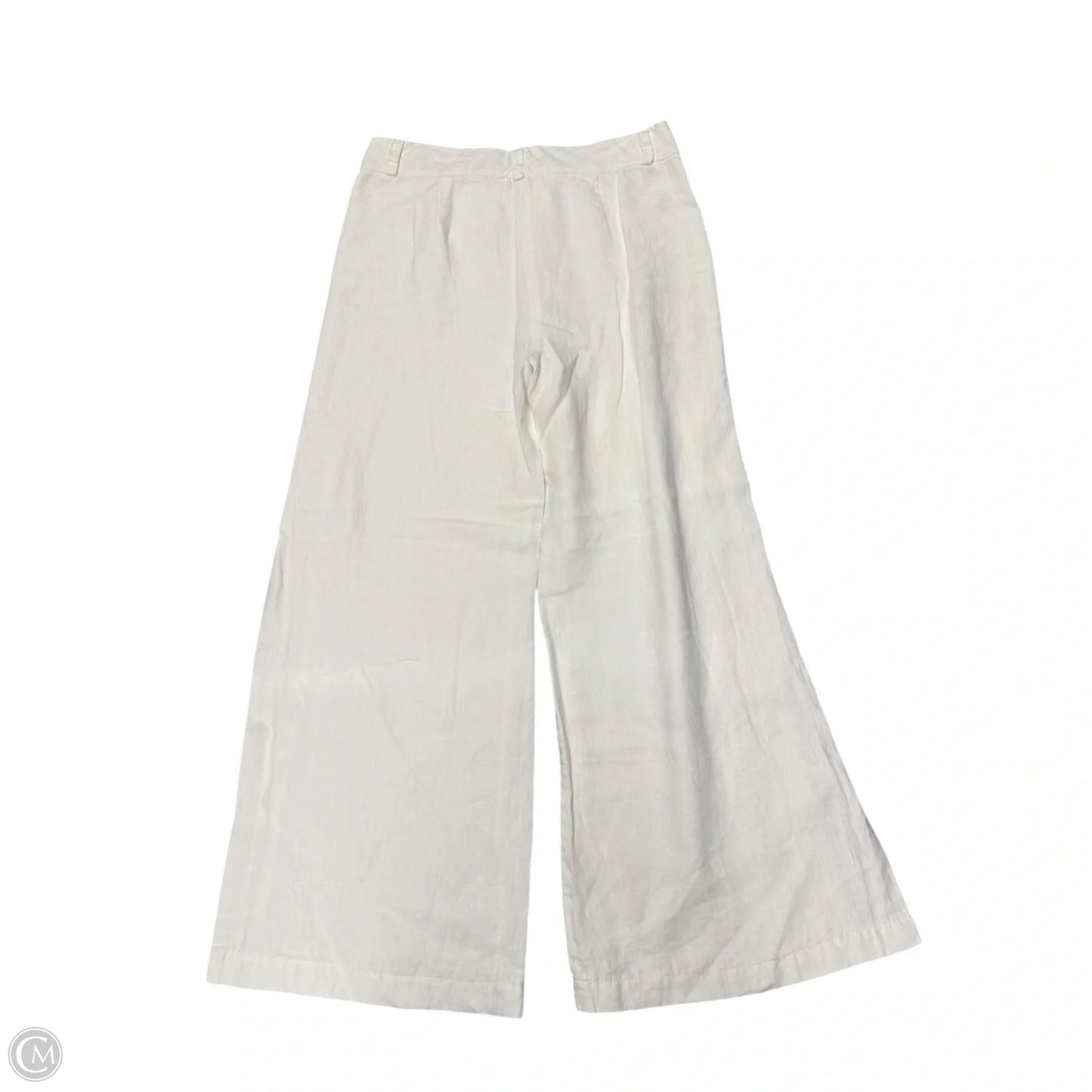 Pants Linen By Boston Proper In White, Size: 6