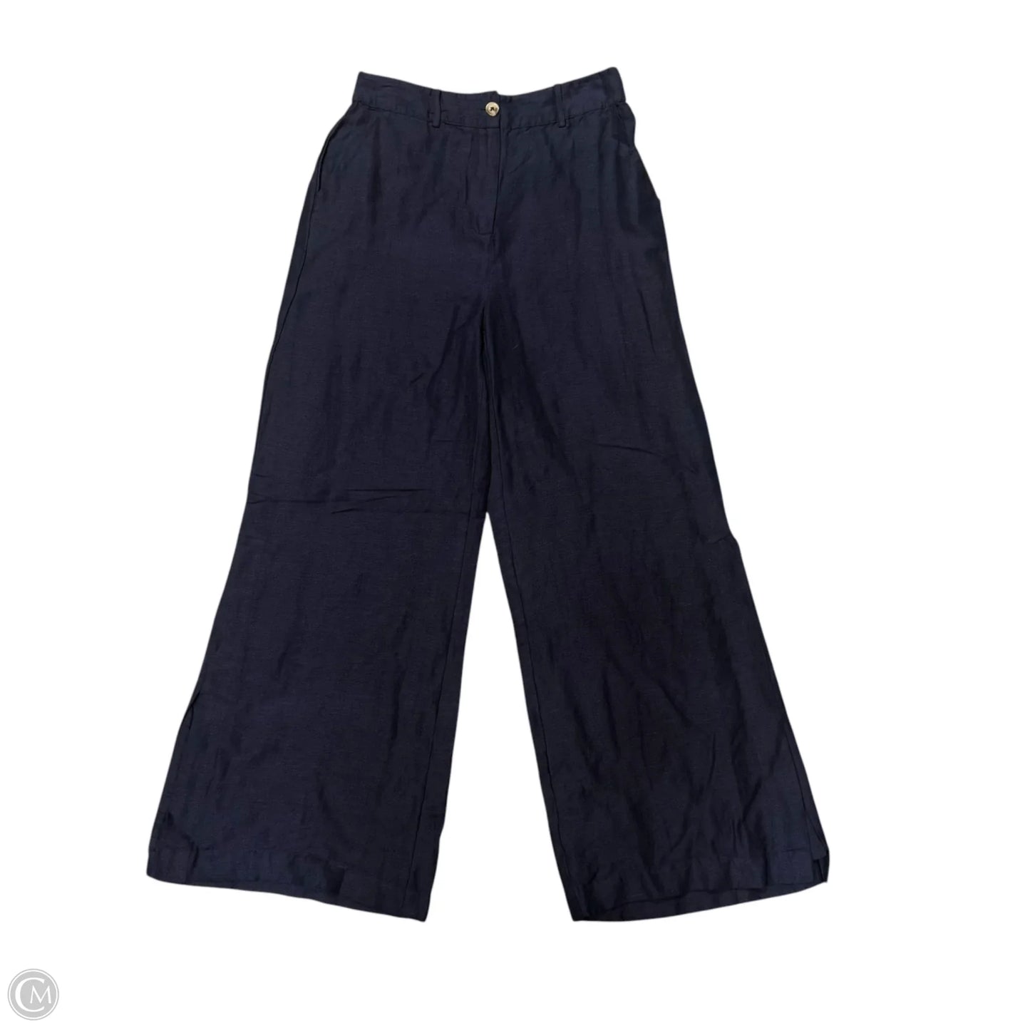 Pants Linen By Boston Proper In Navy, Size: 6