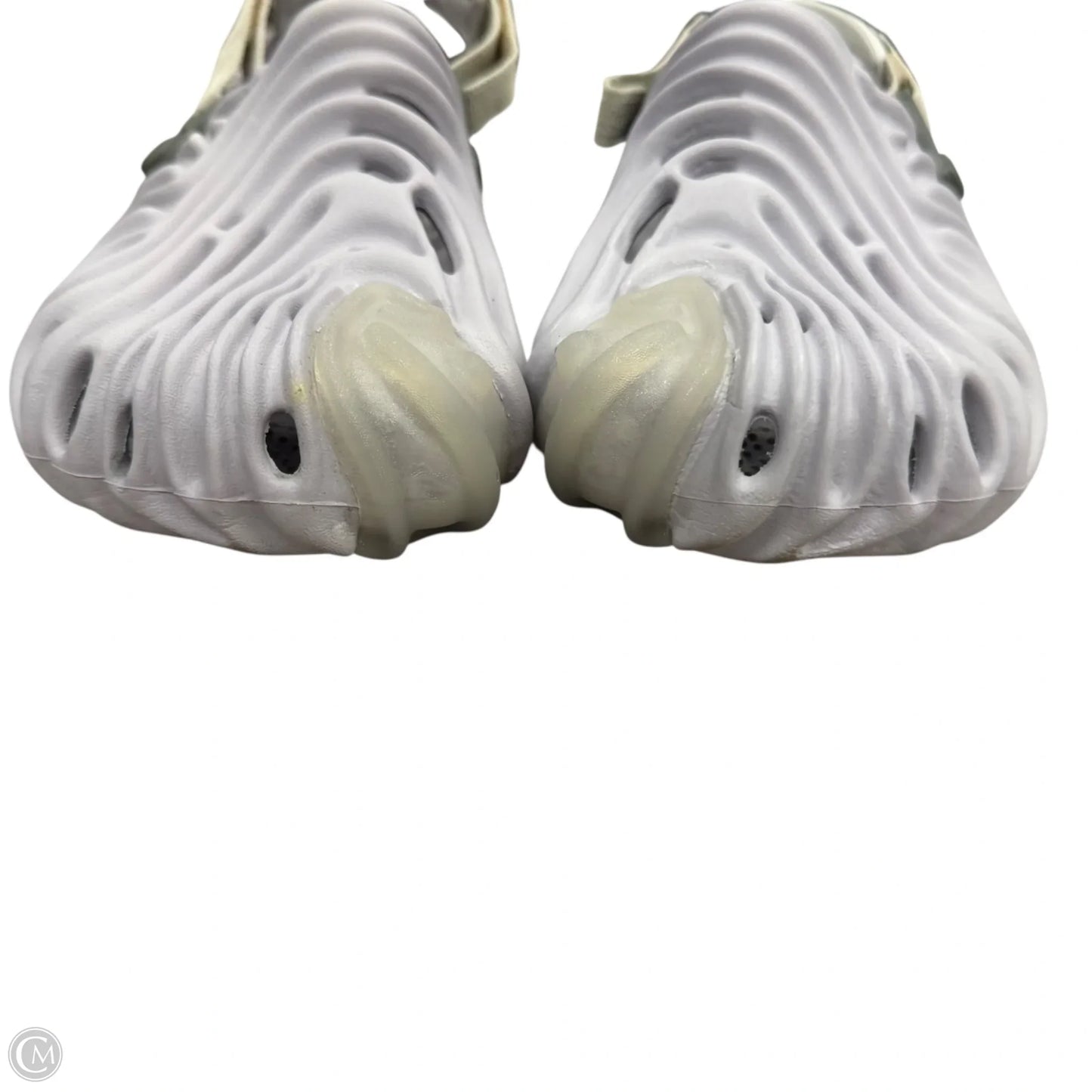 Sandals Flats By Crocs In Purple, Size: 9