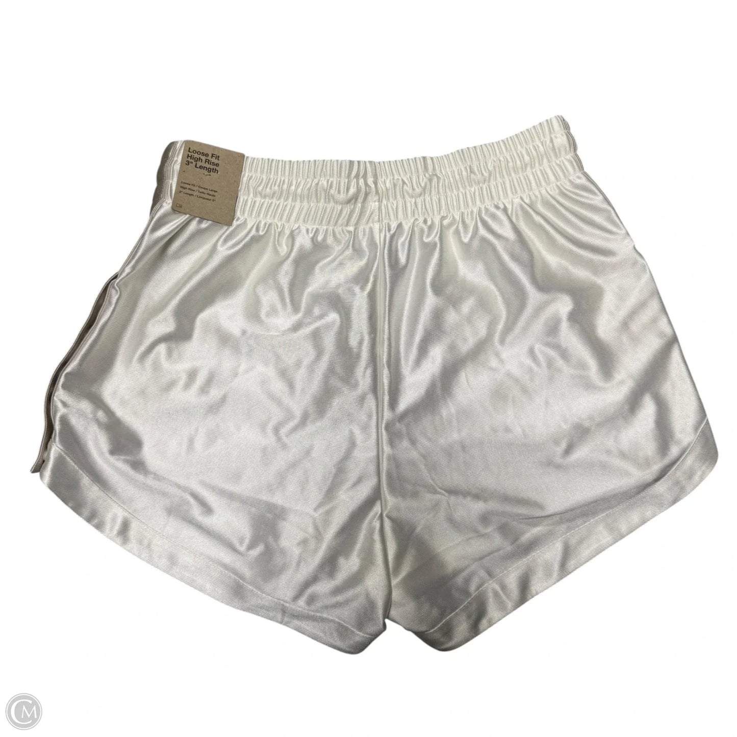 Athletic Shorts By Nike Apparel In Cream, Size: S