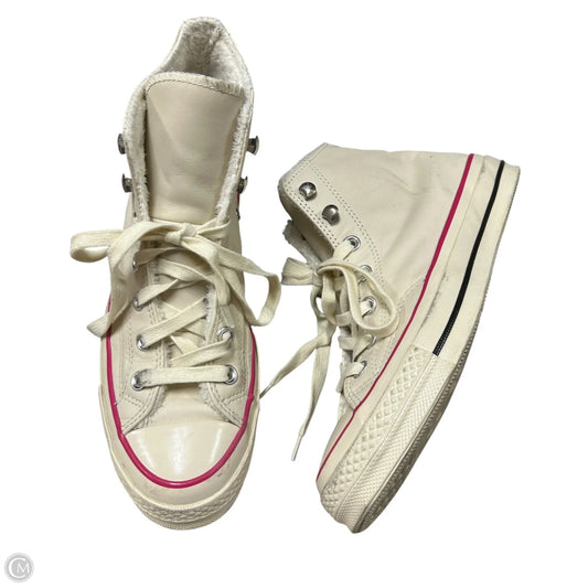Shoes Sneakers By Converse In Cream, Size: 7.5