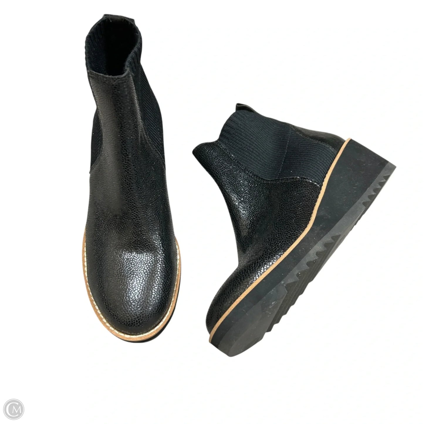 Boots Ankle Flats By Eileen Fisher In Black, Size: 6.5