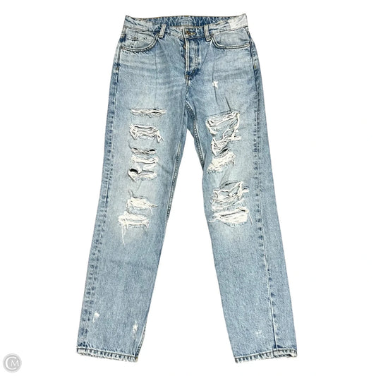 Jeans Boyfriend By H&m In Blue Denim, Size: 2