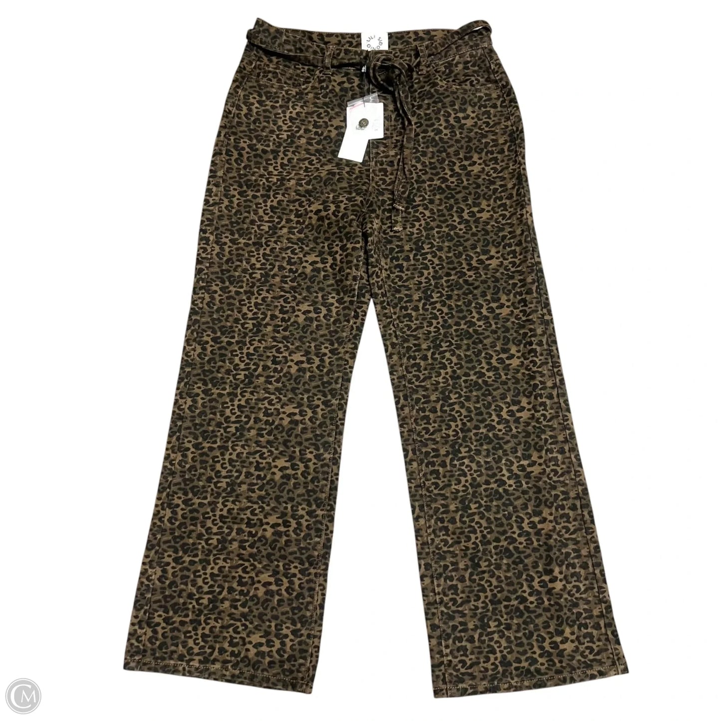 Jeans Wide Leg By Lili Sidonio In Animal Print, Size: 8