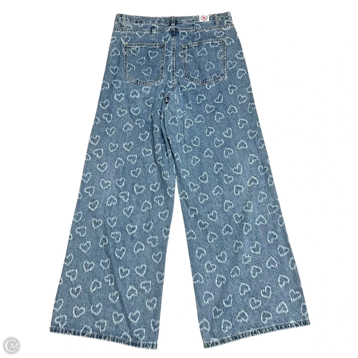 Jeans Wide Leg By Lili Sidonio In Blue Denim, Size: 12