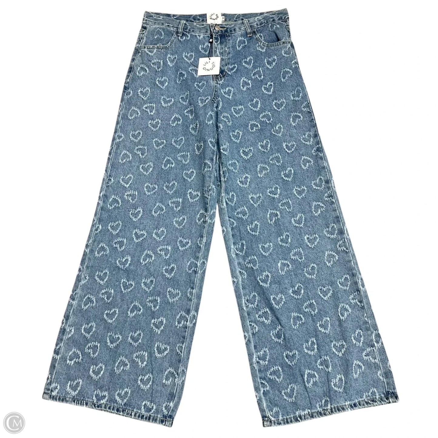 Jeans Wide Leg By Lili Sidonio In Blue Denim, Size: 2