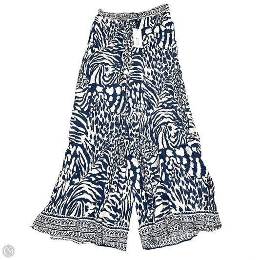 Pants Lounge By Molly Bracken In Blue & Cream, Size: M