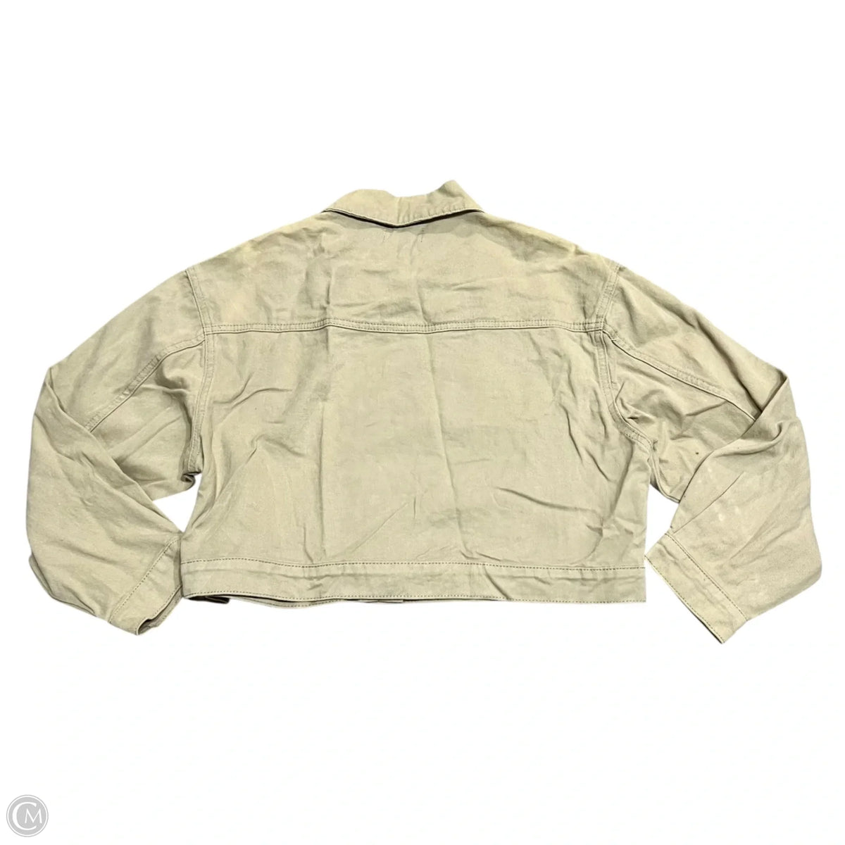 Jacket Denim By Molly Bracken In Beige, Size: S