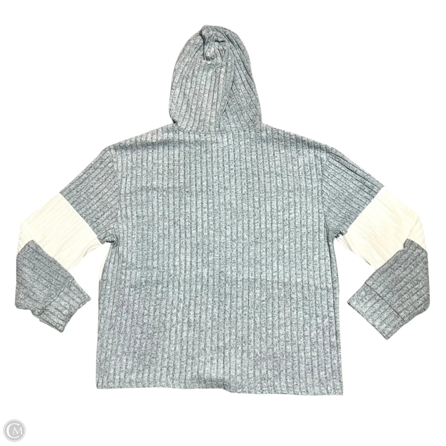 Sweatshirt Hoodie In Blue & White, Size: 2x