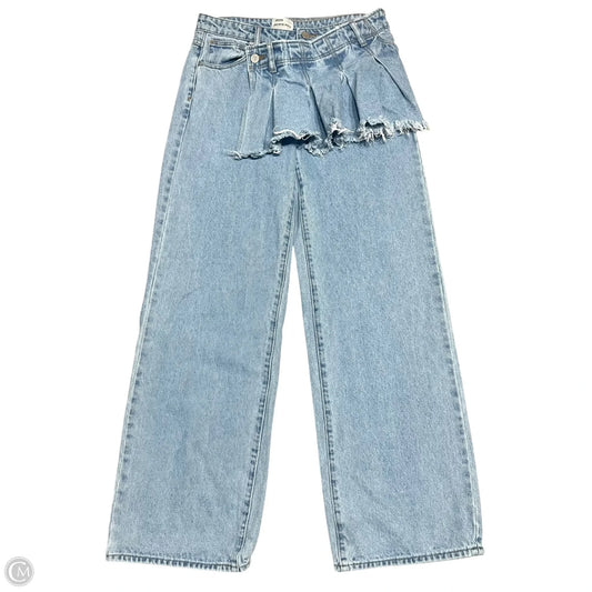 Jeans Wide Leg By Abrand Jeans In Blue Denim, Size: 2