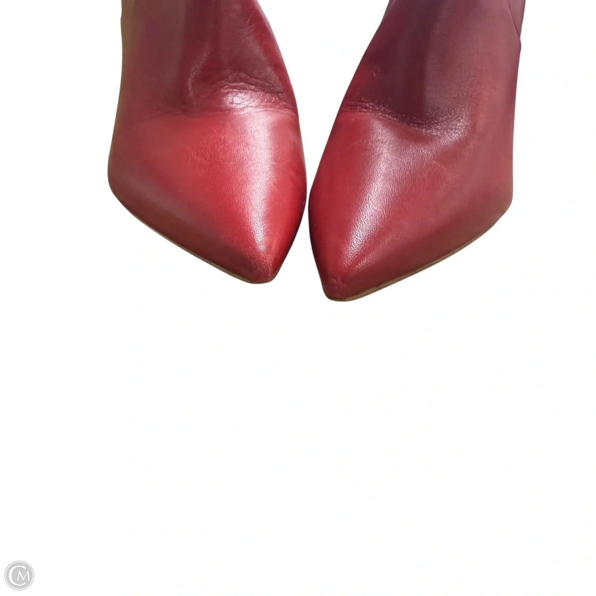 Boots Ankle Heels By Aldo In Red, Size: 7.5