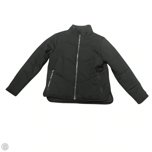 Jacket Puffer & Quilted By Three Dots In Black, Size: S