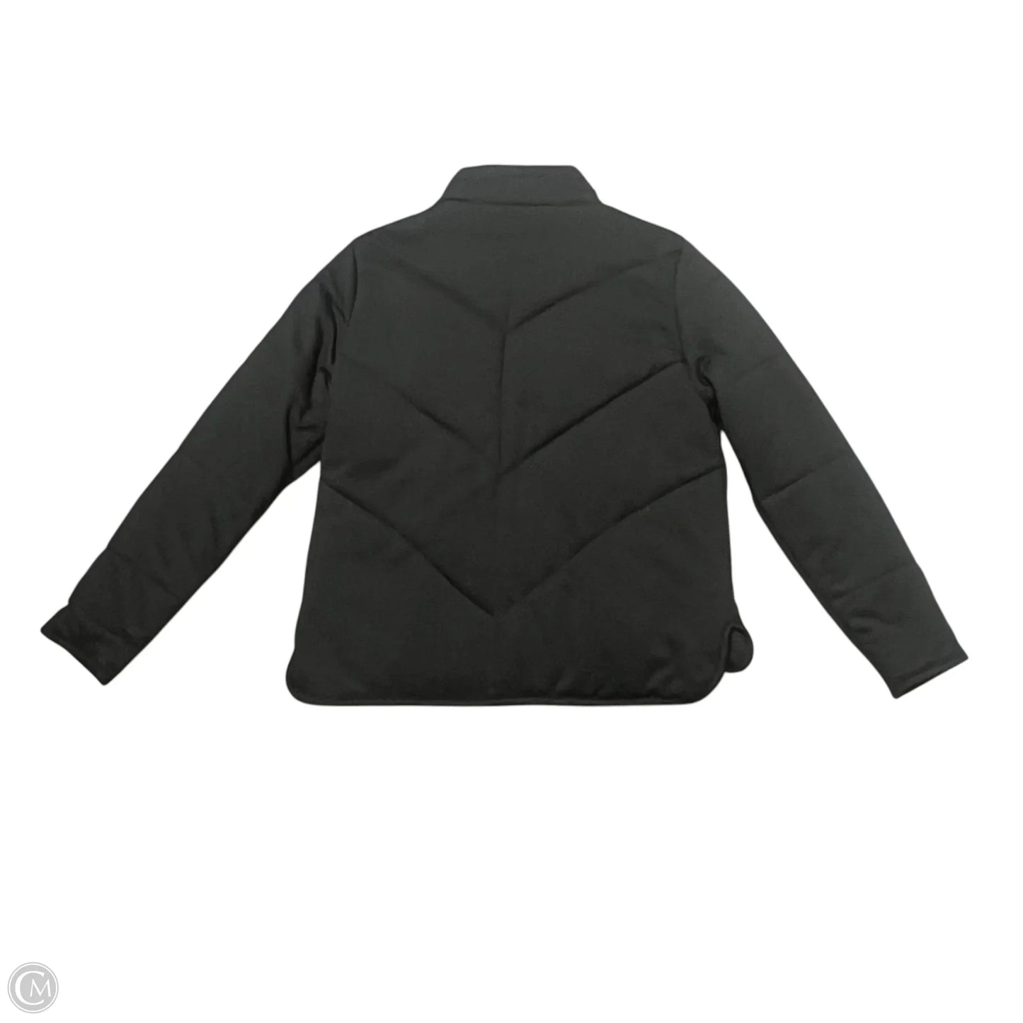 Jacket Puffer & Quilted By Three Dots In Black, Size: S