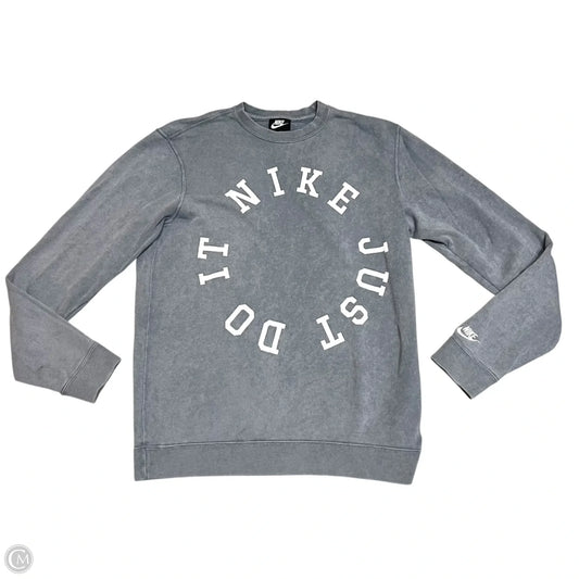 Sweatshirt Crewneck By Nike Apparel In Blue, Size: M
