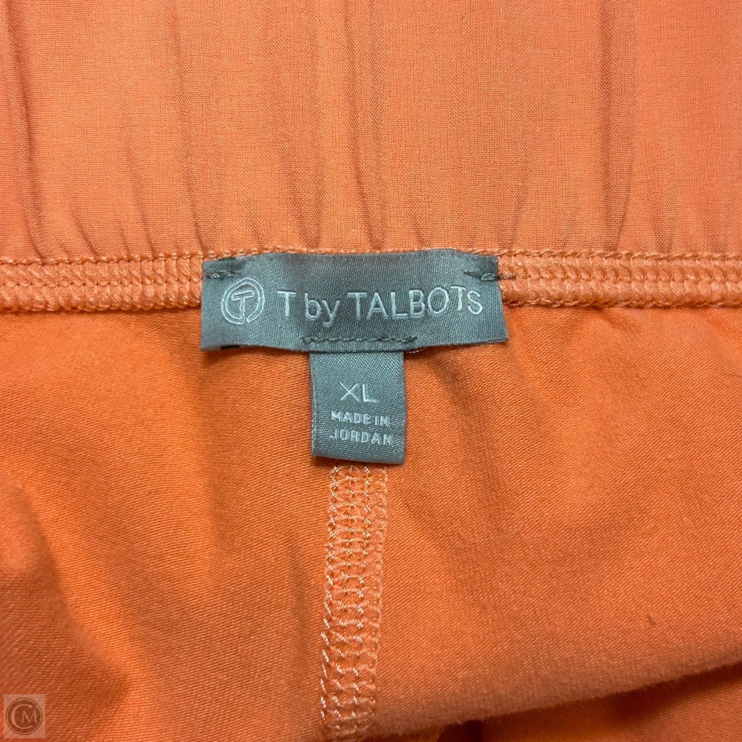 Athletic Skirt By Talbots In Orange, Size: Xl