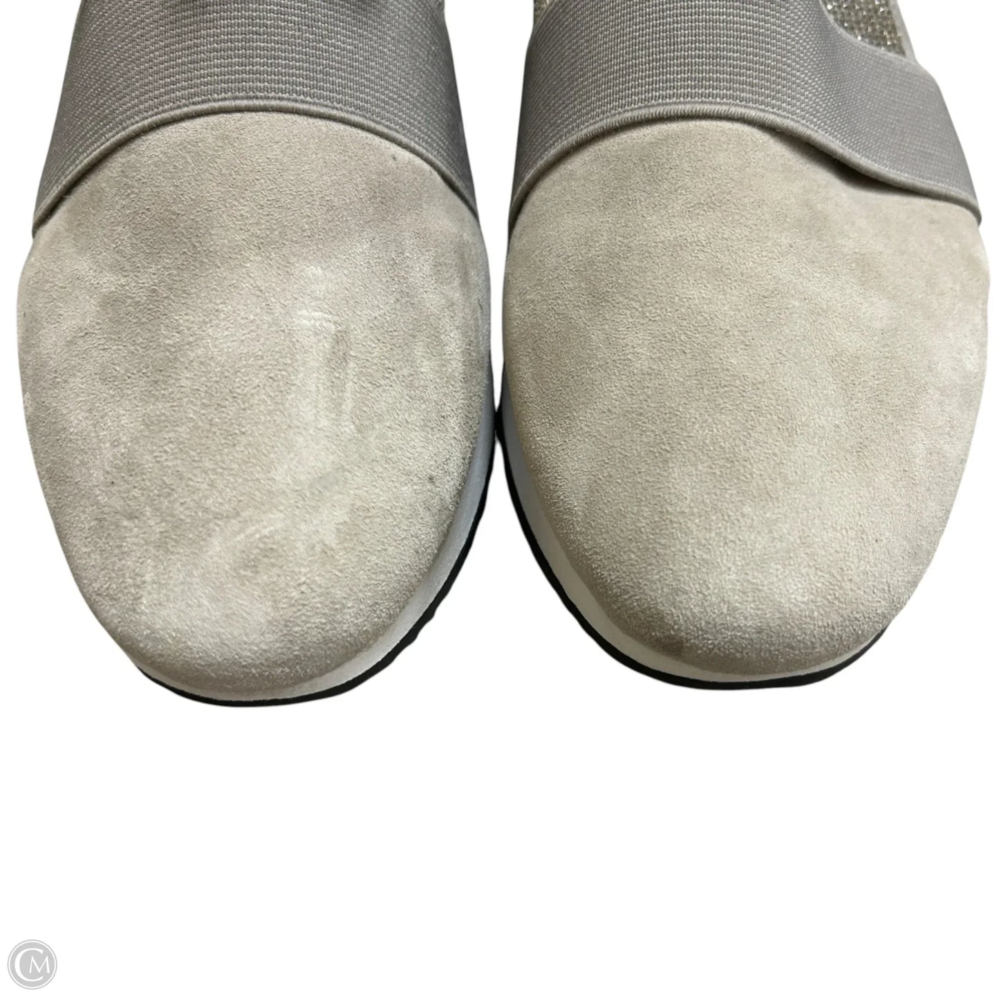 Shoes Sneakers By Steve Madden In Grey & Yellow, Size: 11