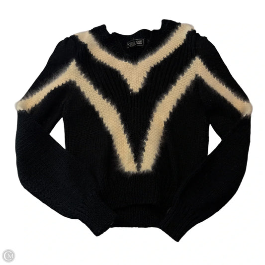 Sweater By Cmc In Black & Cream, Size: M