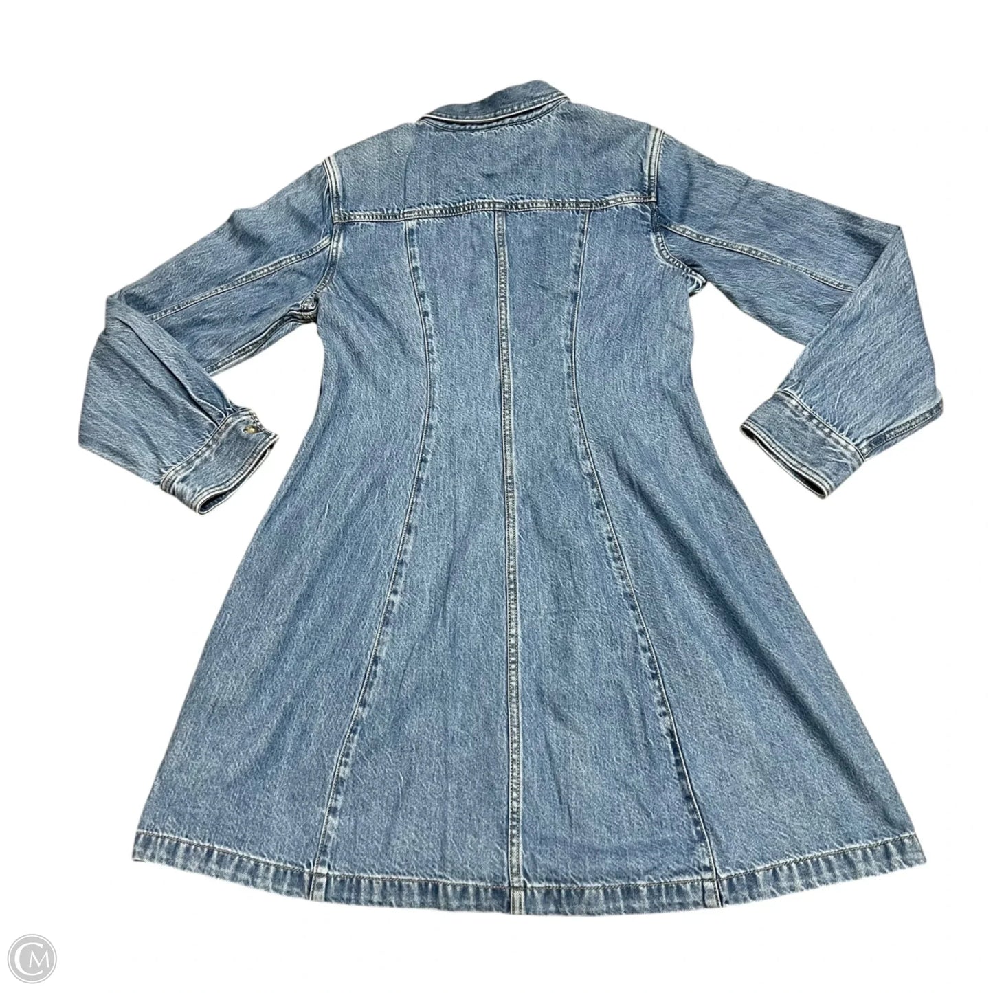 Dress Casual Short By Madewell In Blue Denim, Size: M