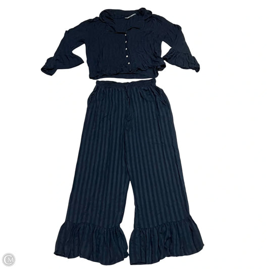 Pajamas 2pc By Anthropologie In Black, Size: M