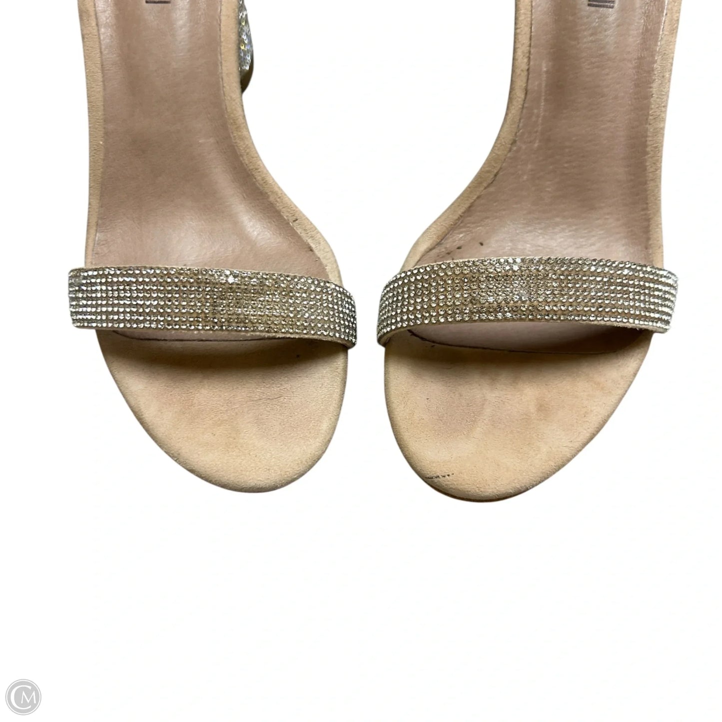 Sandals Heels Block By Jeffrey Campbell In Silver, Size: 6.5