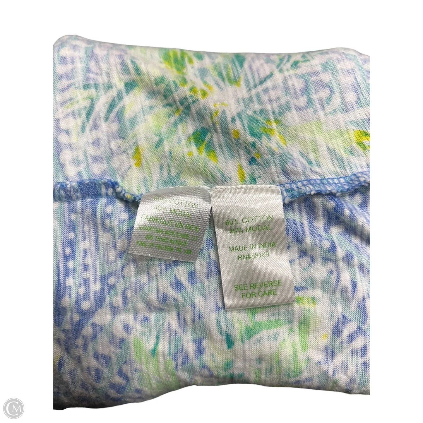 Dress Designer By Lilly Pulitzer In Blue & Green, Size: Xs