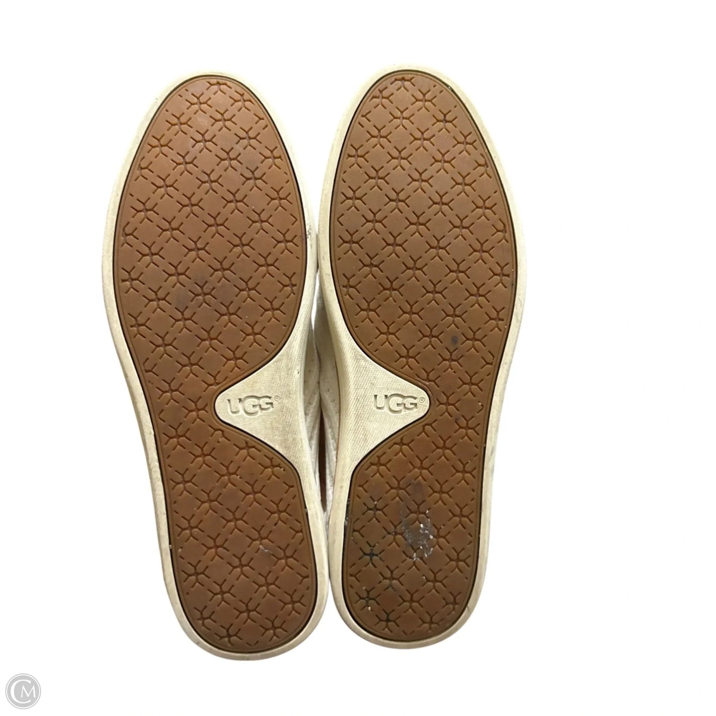 Shoes Designer By Ugg In Cream, Size: 8.5