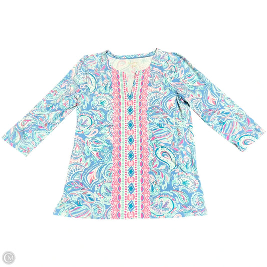 Dress Designer By Lilly Pulitzer In Blue & Pink, Size: M