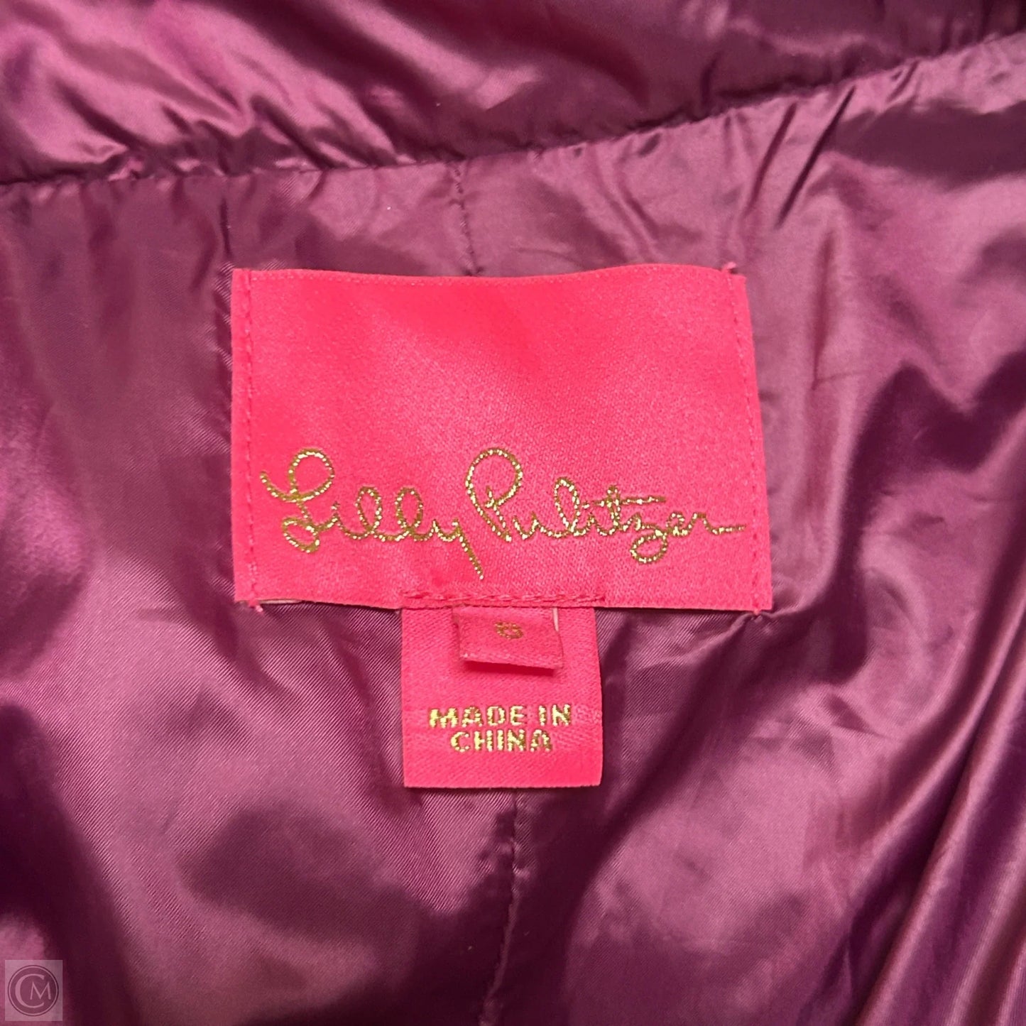 Jacket Designer By Lilly Pulitzer In Purple, Size: M