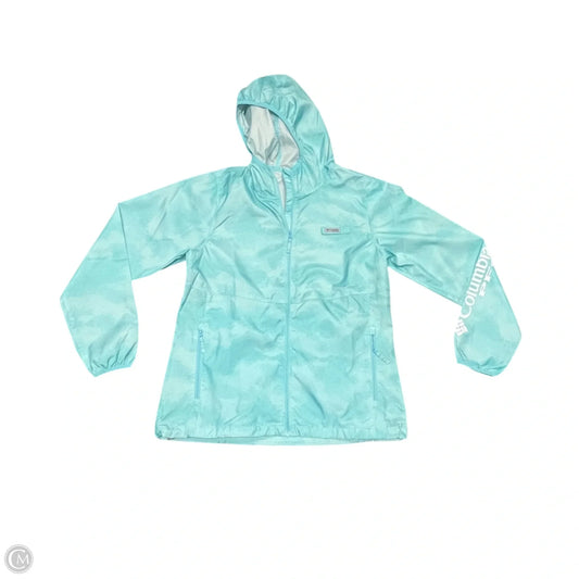 Athletic Jacket By Columbia In Aqua, Size: M
