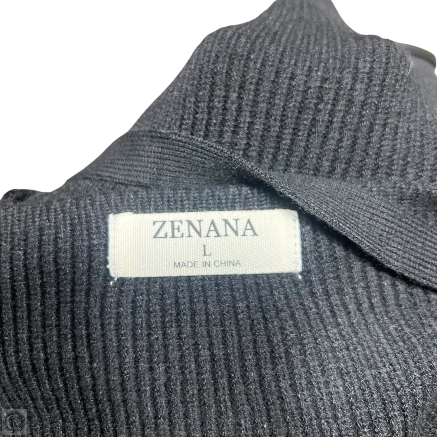 Sweater By Zenana In Black, Size: L