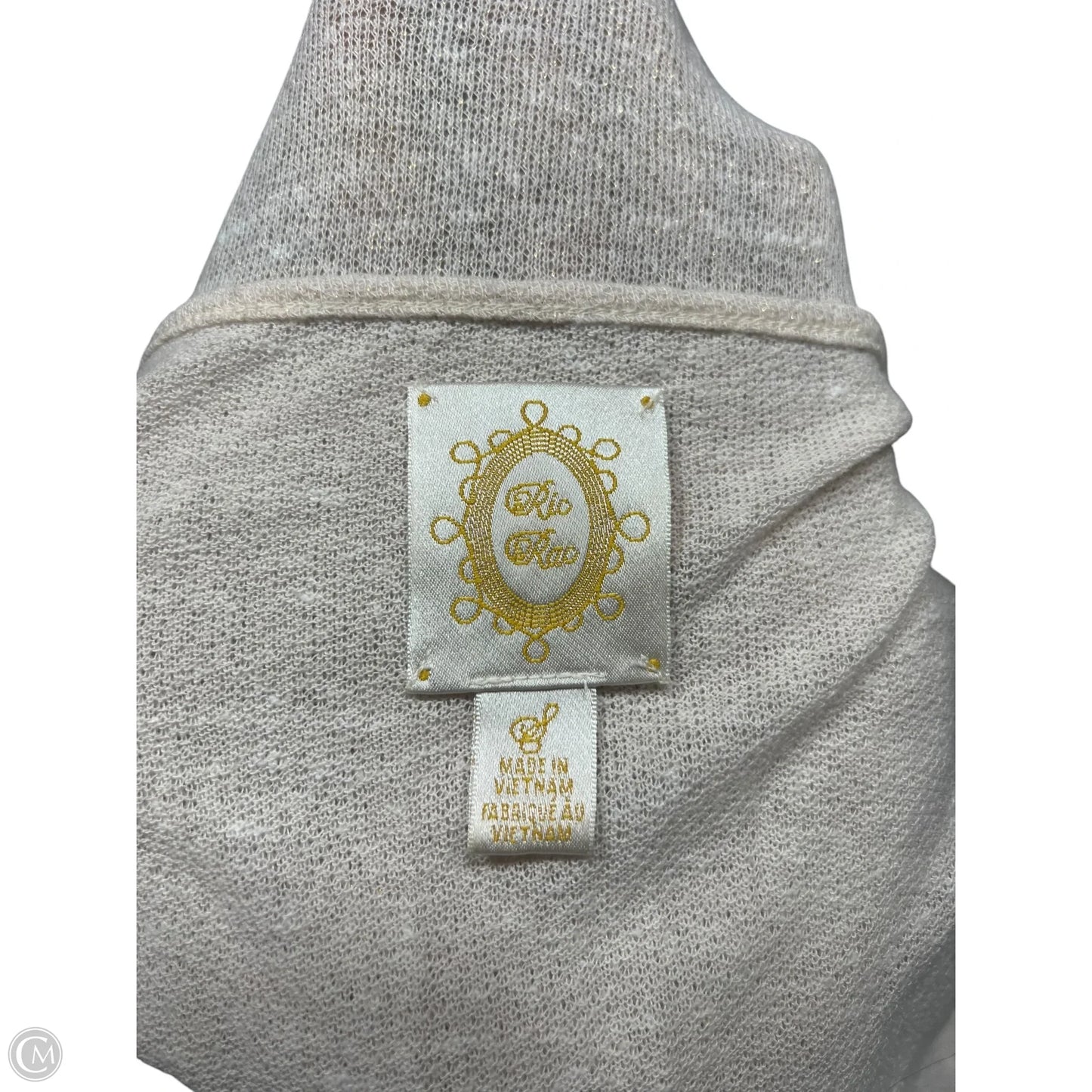 Top Short Sleeve By Ric Rac In Cream, Size: S