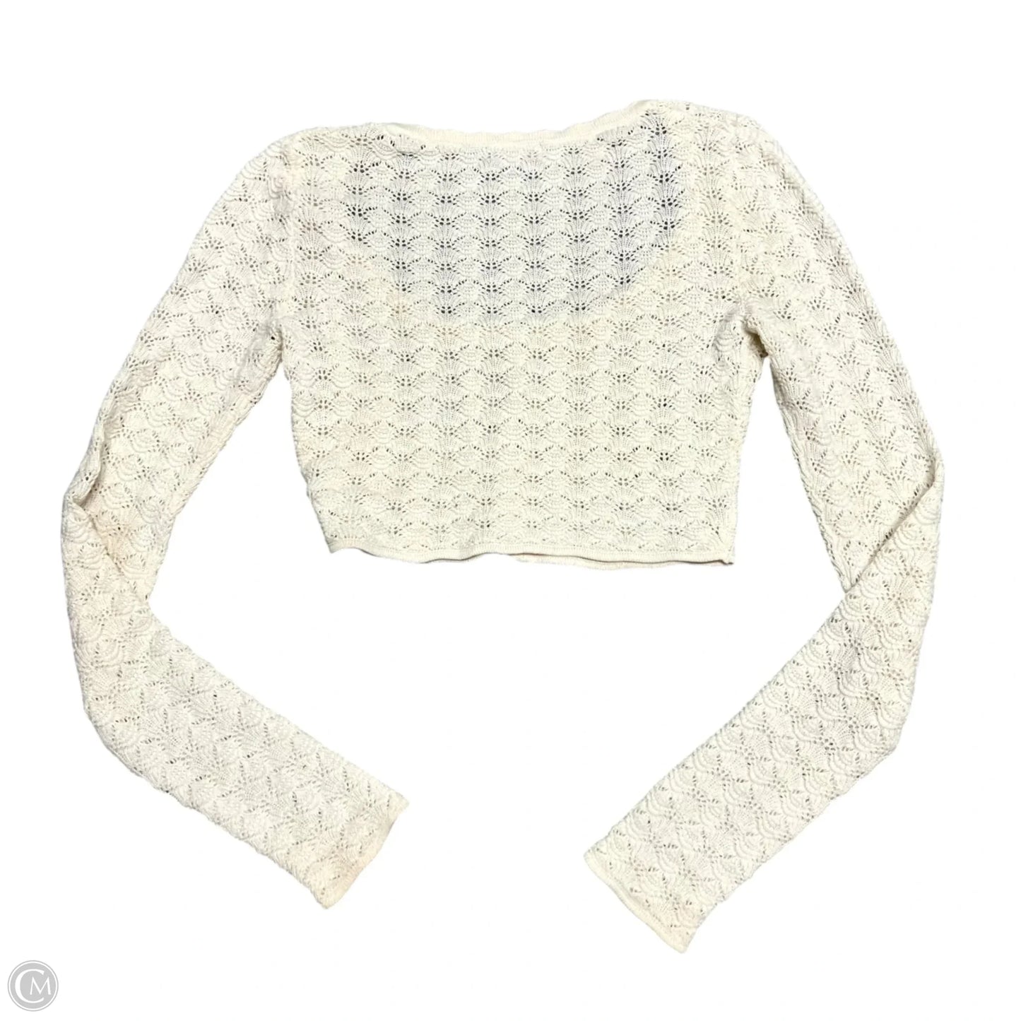 Cardigan By Florence By Mills In Cream, Size: Xs