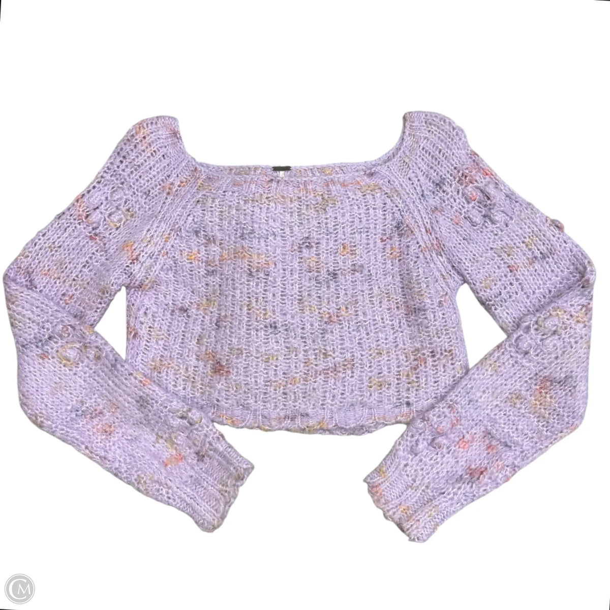 Sweater By Free People In Purple, Size: S
