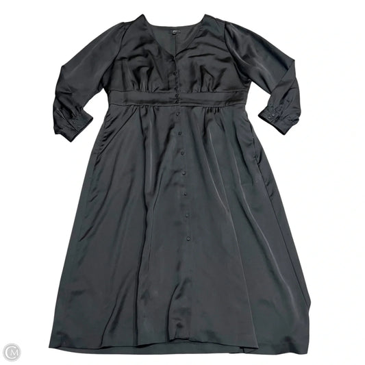 Dress Casual Maxi By J. Crew In Black, Size: 2x
