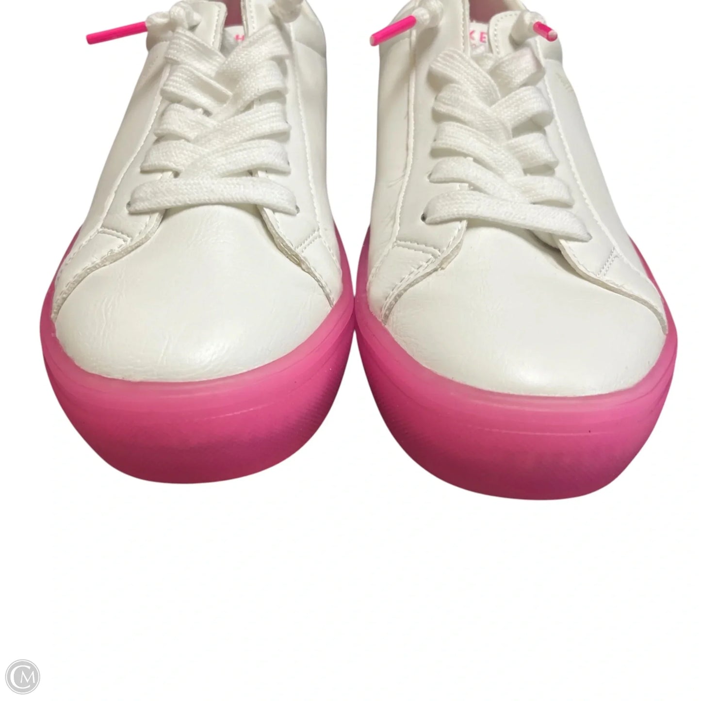 Shoes Sneakers By Skechers In Pink & White, Size: 7.5