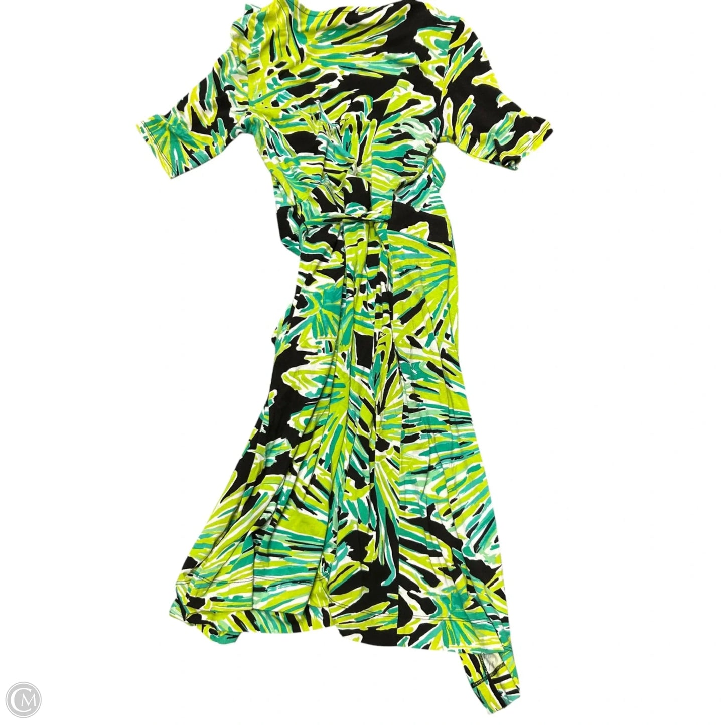 Dress Designer By Lilly Pulitzer In Black & Green, Size: Xs