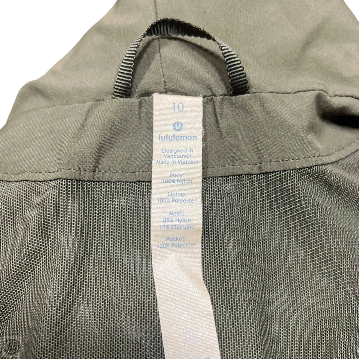 Jacket Windbreaker By Lululemon In Green, Size: M
