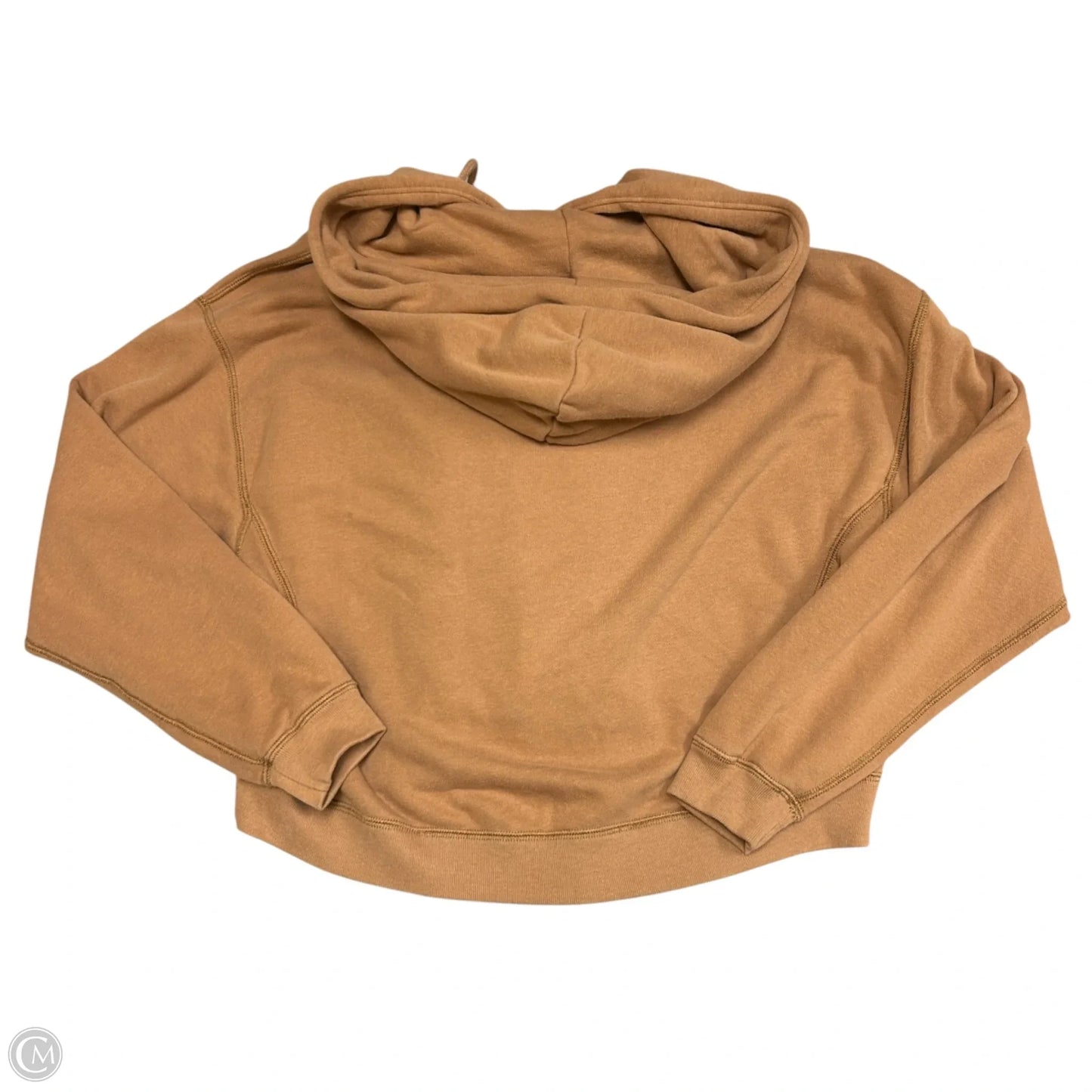 Sweatshirt Hoodie By Abercrombie And Fitch In Brown, Size: M