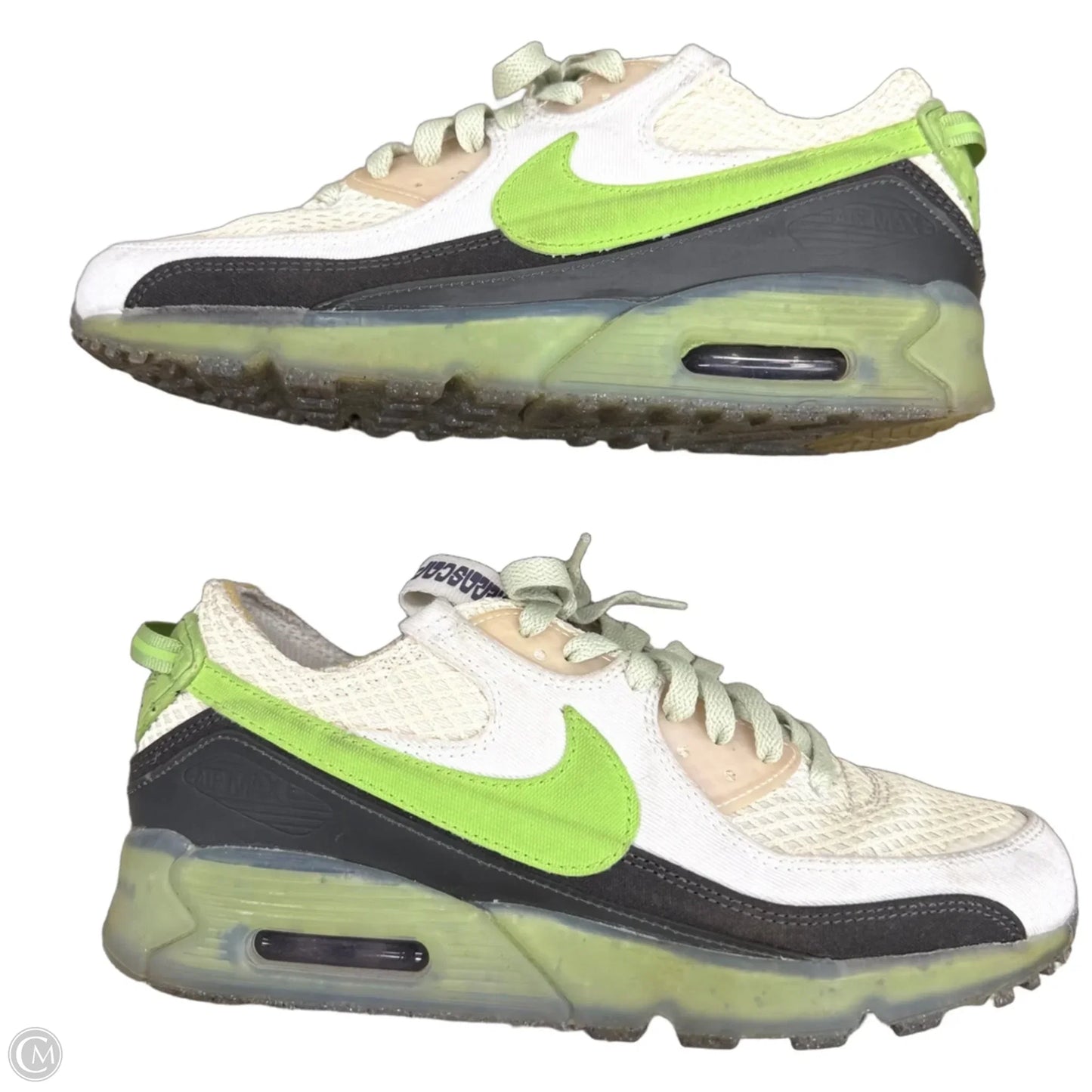 Shoes Sneakers By Nike In Brown & Green, Size: 9.5