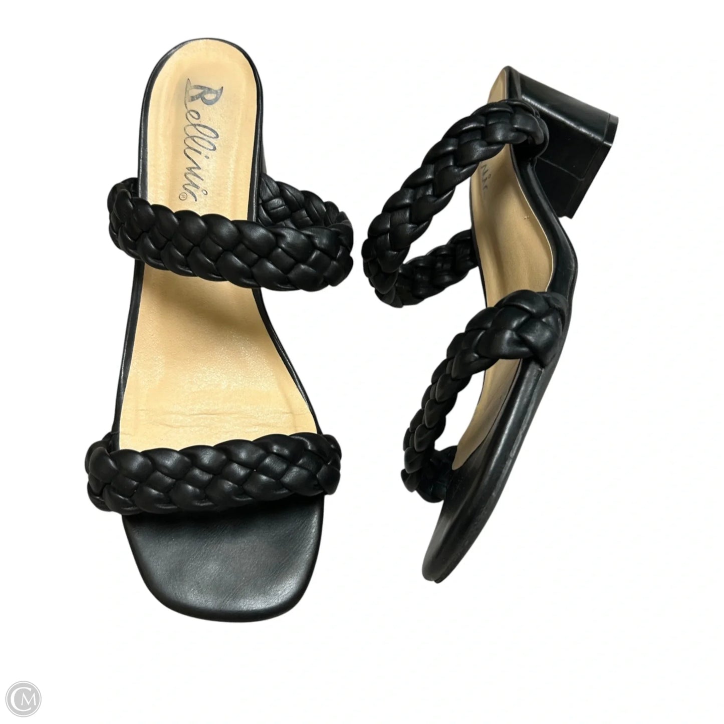 Sandals Heels Block By Bellini In Black, Size: 11