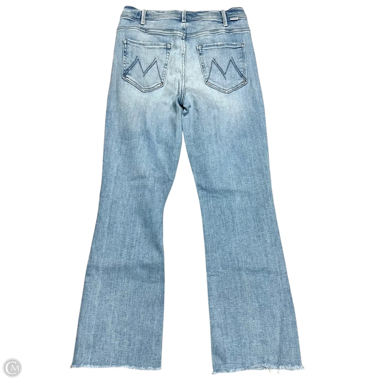 Jeans Straight By Mother In Blue Denim, Size: 4