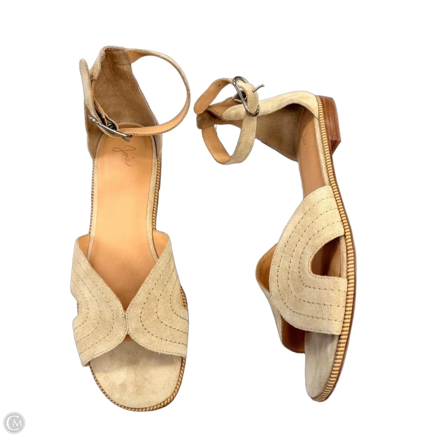 Sandals Flats By Joie In Tan, Size: 9.5