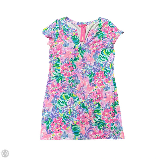 Dress Designer By Lilly Pulitzer In Pink & Purple, Size: Xl
