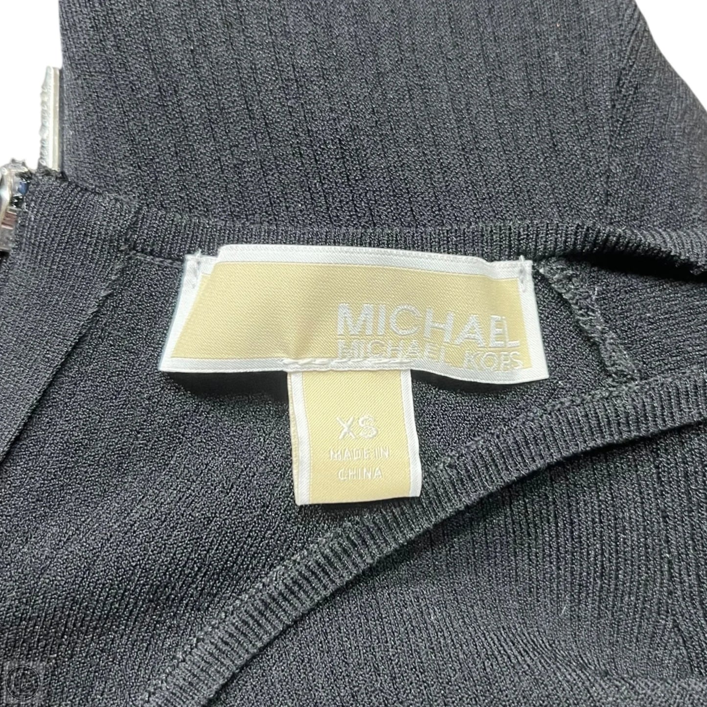 Dress Casual Midi By Michael By Michael Kors In Black, Size: Xs