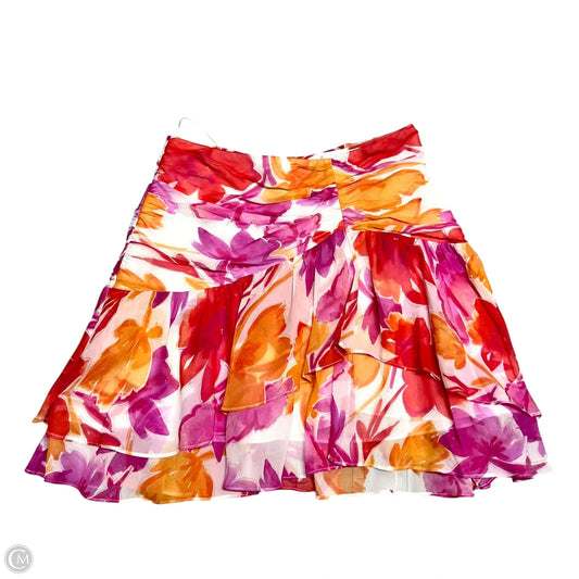 Skirt Designer By Milly In Floral Print, Size: 2