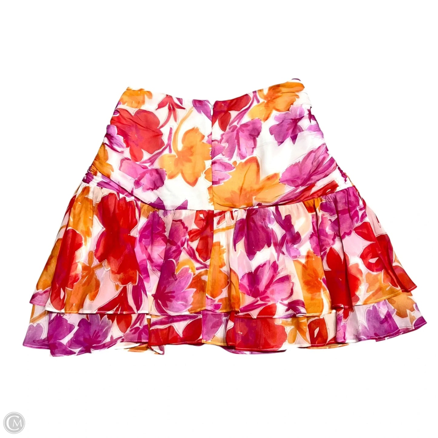 Skirt Designer By Milly In Floral Print, Size: 2