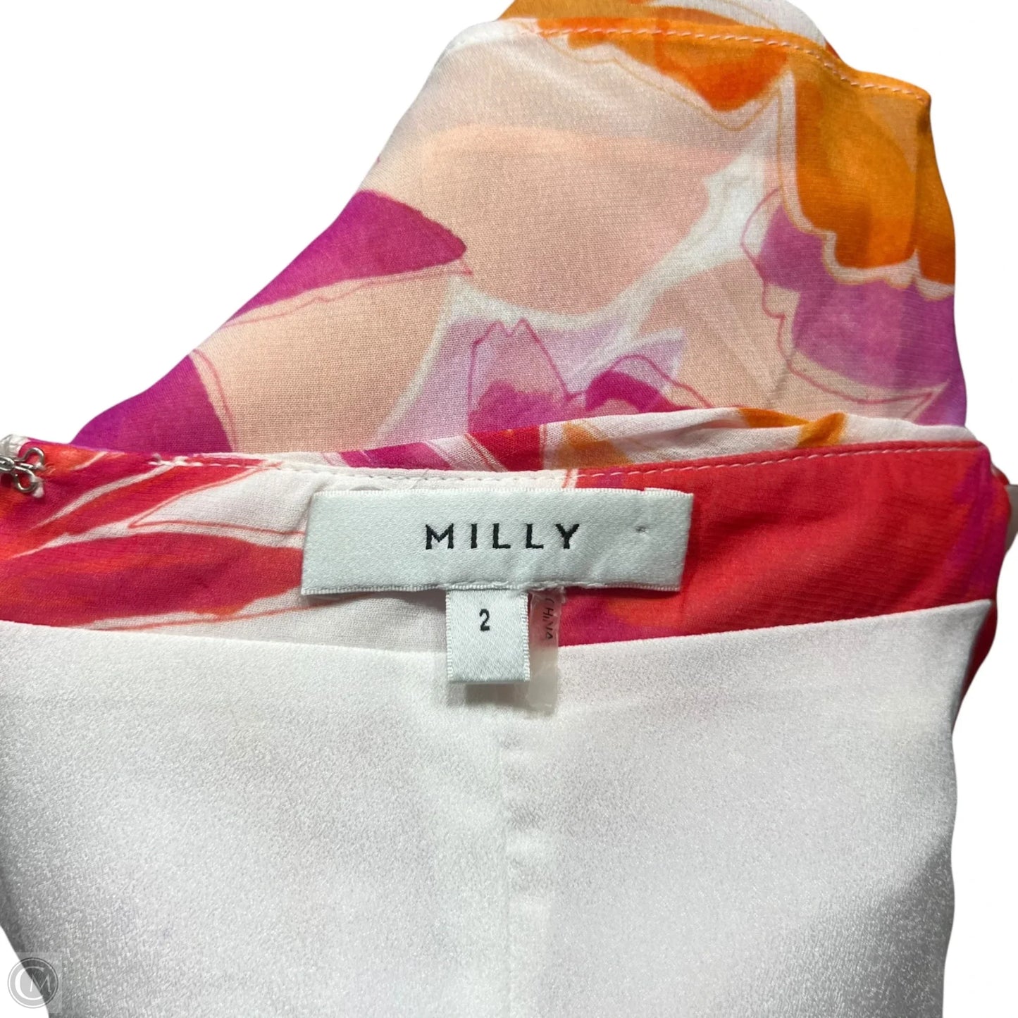 Skirt Designer By Milly In Floral Print, Size: 2