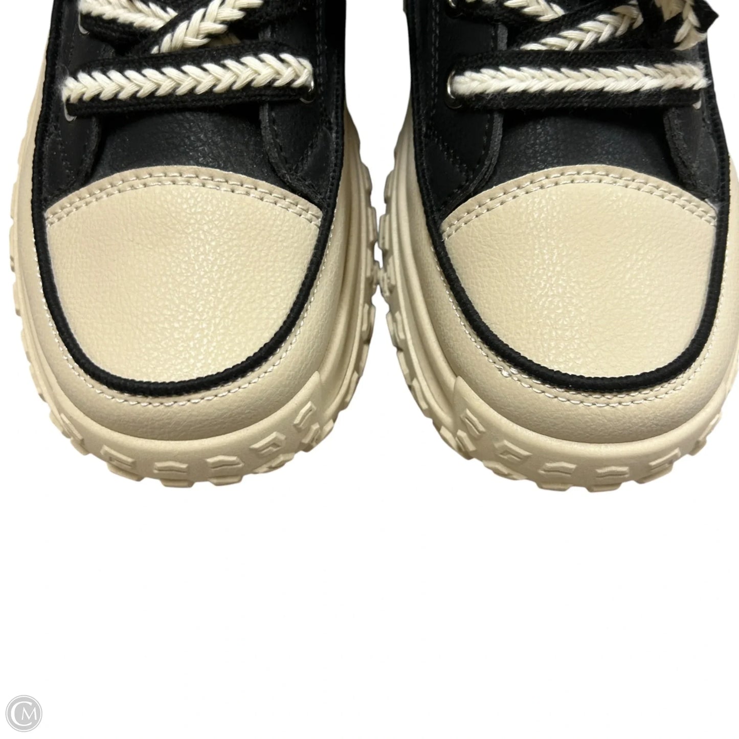 Shoes Sneakers Platform In Black & Brown, Size: 9.5