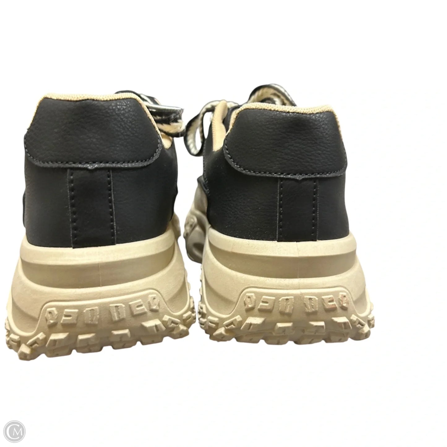 Shoes Sneakers Platform In Black & Brown, Size: 9.5